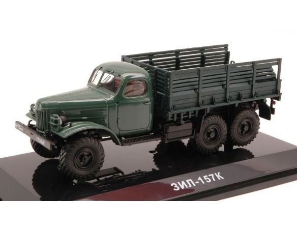 Dip Models DIP115702 ZIL 157K W/LOAD PLATFORM 1956-62 GREEN 1:43 Modellino