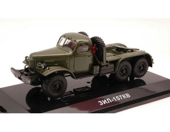 Dip Models DIP115703 ZIL 157K KV TRACTOR 1956-62 KHAKI GREEN 1:43 Modellino