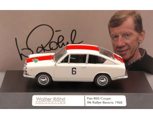 IST Models CCC203 FIAT 850 COUPE' N.6 RALLYE BAVARIA 1968 W.ROHRL 1:43 Modellino