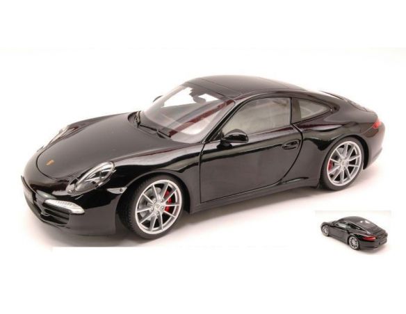 Welly WE4999 PORSCHE 911 (991) CARRERA S 2012 BLACK 1:18 Modellino