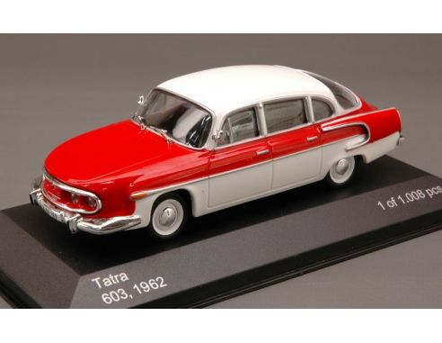 White Box WB049 TATRA 603 1962 RED/WHITE 1:43 Modellino