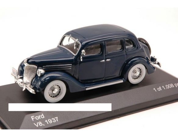 White Box WB052 FORD V8 1937 BLUE 1:43 Modellino