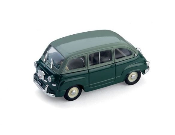 Brumm BM0250-02 FIAT 600 MULTIPLA 1^ SERIE 1956 VERDE CHIARO/VERDE SCURO 1:43 Auto Stradali