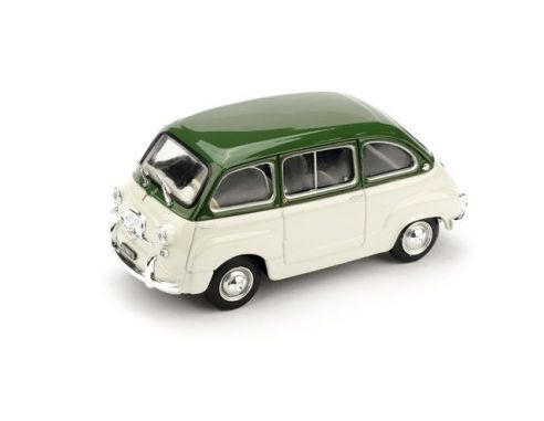 Brumm BM0333-07 FIAT 600 MULTIPLA D 1960 VERDE OLIVA/GRIGIO 1:43 Modellino