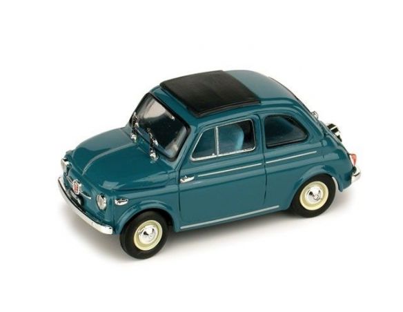 Brumm BM0365-05 FIAT NUOVA 500 TETTO APRIBILE CHIUSA 1959 BLU MEDIO 1:43 Modellino