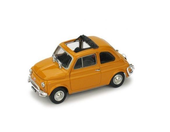 Brumm BM0464-04 FIAT 500 L 1968-72 APERTA GIALLO POSITANO 1:43 Modellino