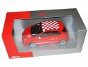 Schuco 3317116 FIAT 500 ABARTH RED TETTO SCACCHI Modellino