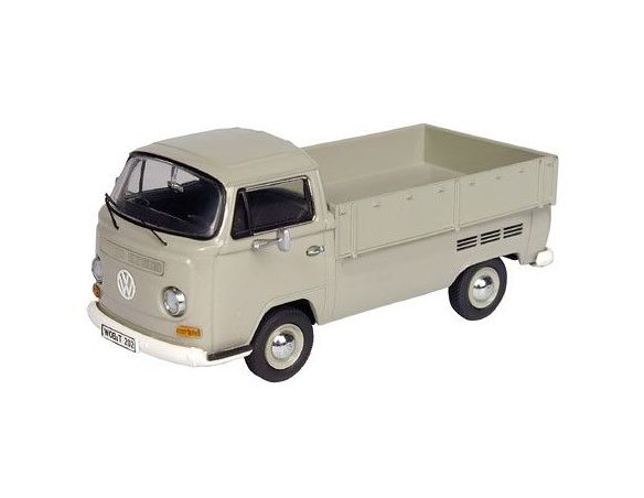 Schuco 3332 VW BUS T2A PICK-UP GREY 1/43 Modellino