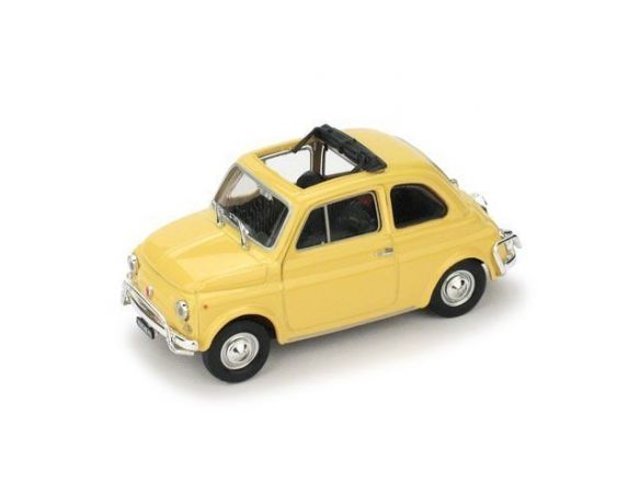 Brumm BM0464-05 FIAT 500 L 1968-72 APERTA GIALLO THAITI 1:43 Modellino