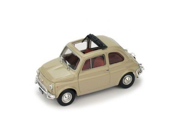 Brumm BM0464-09 FIAT 500 L 1968-72 APERTA BEIGE SABBIA 1:43 Modellino