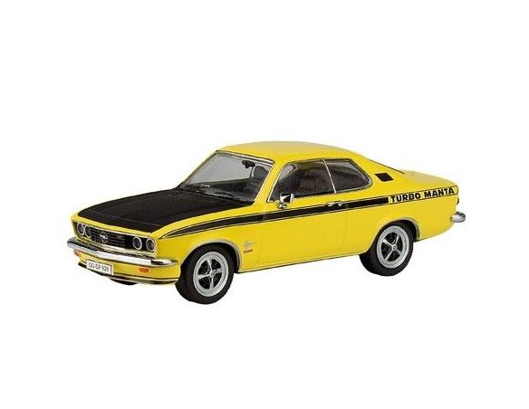Schuco 3441 OPEL MANTA A TURBO YELLOW/BLACK 1/43 Modellino