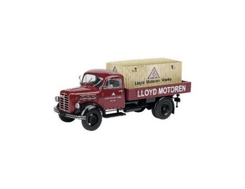 Schuco 3457 BORGWARD B2500 LLOYD MOTOREN 1/43 Modellino