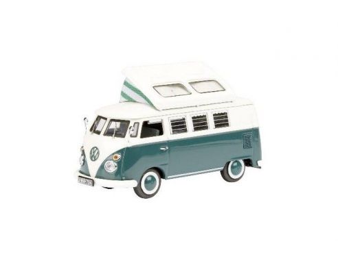 Schuco 3544 VW T1 CAMPINGBUS GREEN-BEIGE 1/43 Modellino