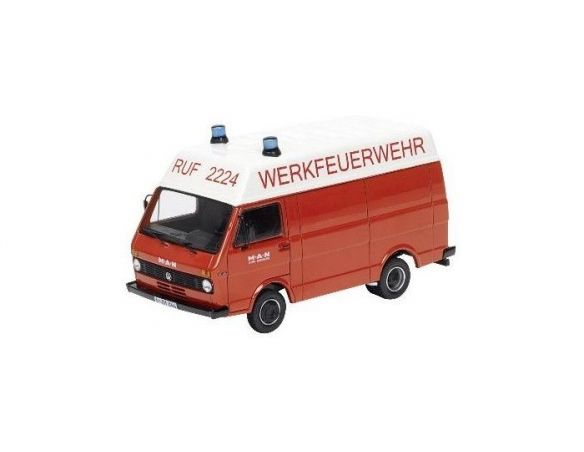 Schuco 3681 VW LT MAN SERVIZIO POMPIERI 1/43 Modellino