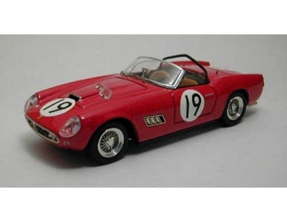 Art Model AM0167 FERRARI 250 SPYDER CALIFORNIA N.19 9th NASSAU 1960 W.V.TRIPS 1:43 Modellino