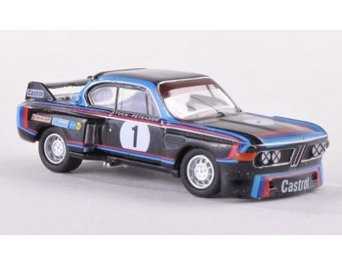Bub 08504 BMW 3.5 CSL WORKS BLACK 1/87 Modellino