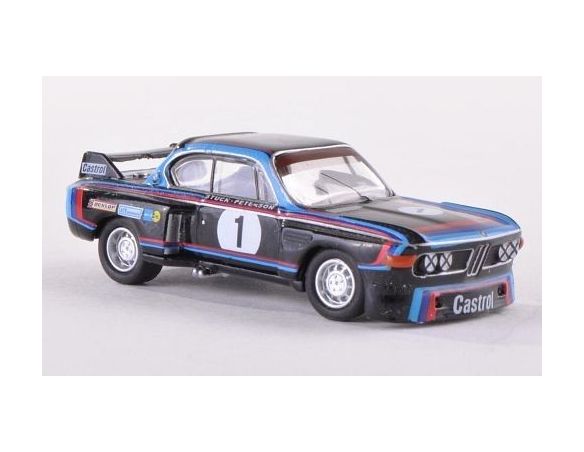 Bub 08504 BMW 3.5 CSL WORKS BLACK 1/87 Modellino