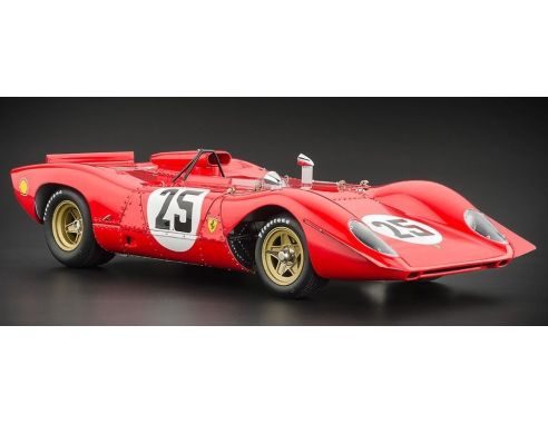 CMC GMBH 095 FERRARI 312P SPYDER SEBRING '69 1/18 Modellino