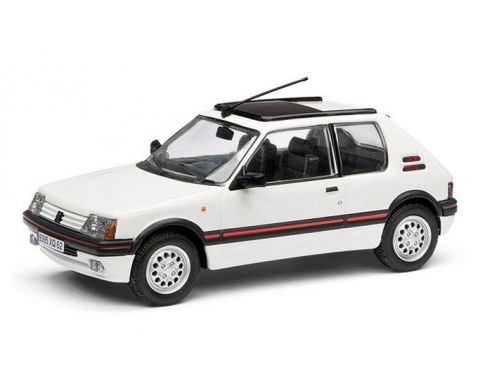 Corgi VA12707B PEUGEOT 205 GTI WHITE LHD 1/43 Modellino