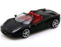 Mattel W1184 FERRARI 458 SPIDER MATT BLACK 1/43 Modellino