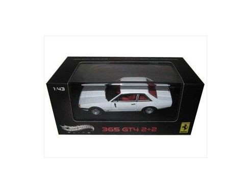 Mattel W1192 FERRARI 365 GT4 2+2 WHITE 1/43 Modellino