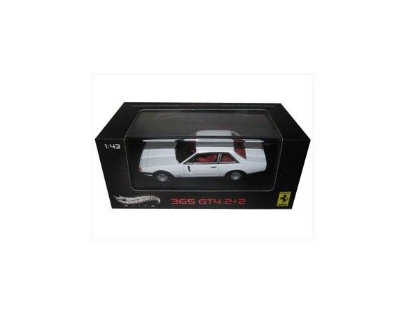 Mattel W1192 FERRARI 365 GT4 2+2 WHITE 1/43 Modellino