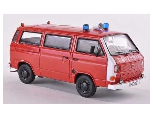 Premium Classixxs 13055 VW T3B BUS FEUERWEHR RED/WHITE 1/43 Modellino
