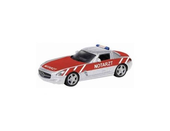Schuco 26007 MERCEDES-BENZ SLS NOTARZT 1/87 Modellino