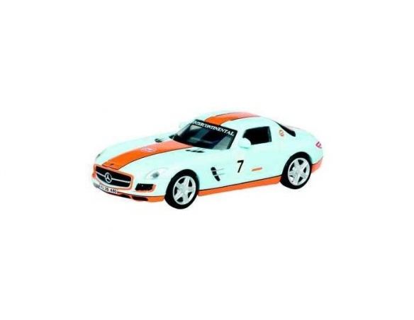 Schuco 26038 MB SLS AMG GULF 1/87 Modellino
