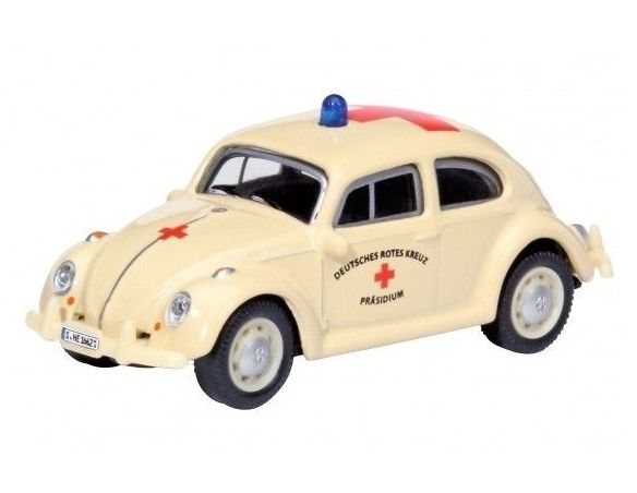 Schuco 26057 VW KAFER DRK PRASIDIUM 1/87 Auto 1/87