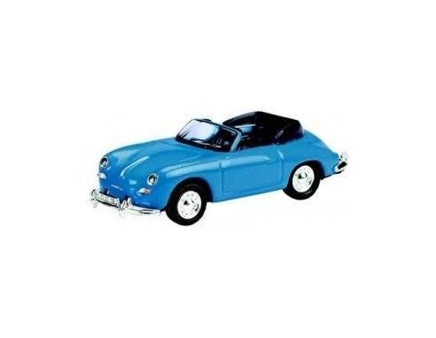 Schuco 26062 PORSCHE 356 A CABRIO BLUE 1/87 Modellino