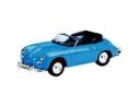 Schuco 26062 PORSCHE 356 A CABRIO BLUE 1/87 Modellino