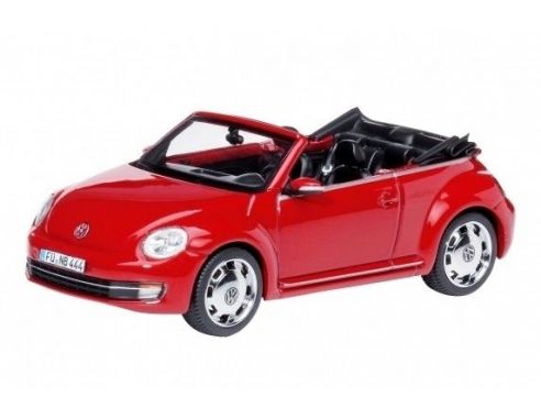 Schuco 7477 VW BEETLE CABRIO RED 1/43 Modellino