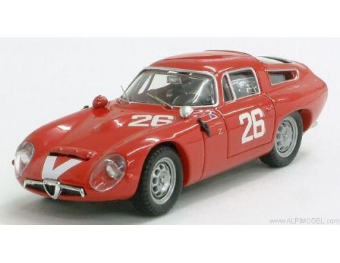 U.A.N. LO0222 ALFA FOMEO TZ1 MONZA '65 n.26 1/43 Modellino