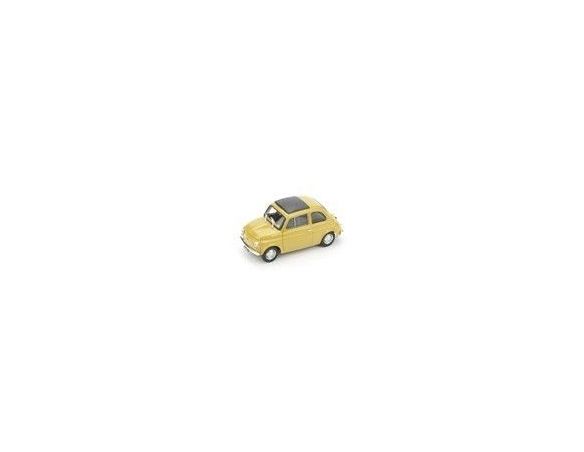 Brumm BM0475-04 FIAT 500 R 1972-75 CHIUSA GIALLO TUFO 1:43 Modellino
