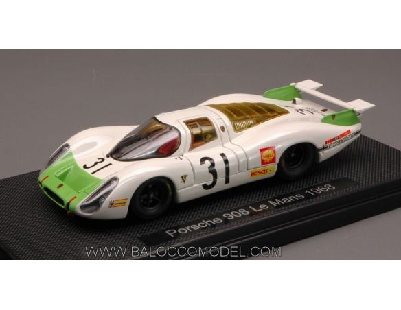 Ebbro EB44288 PORSCHE 908 N.31 43th LE MANS 1968 SIFFERT-HERMANN 1:43 Modellino