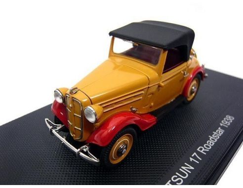 Ebbro EB44536 DATSUN 17 ROADSTAR 1938 BROWN/BLACK 1:43 Modellino