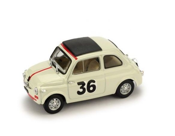 Brumm BM0476 FIAT 500 N.36 VALLELUNGA 1965 IGNAZIO GIUNTI 1:43 Modellino