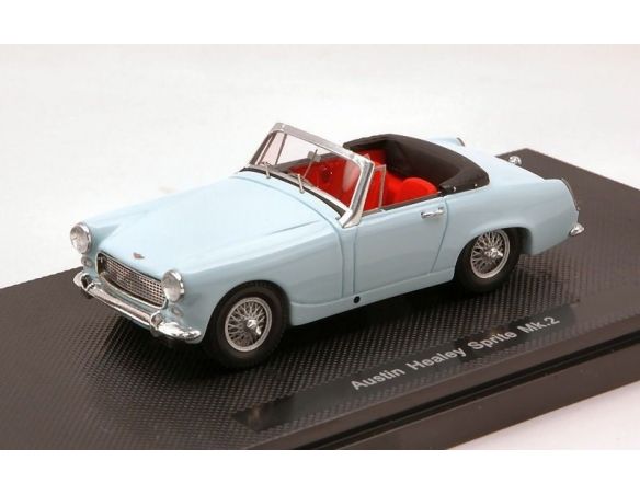 Ebbro EB44451 AUSTIN HEALEY SPRITE MK2 1961 LIGHT BLUE 1:43 Modellino