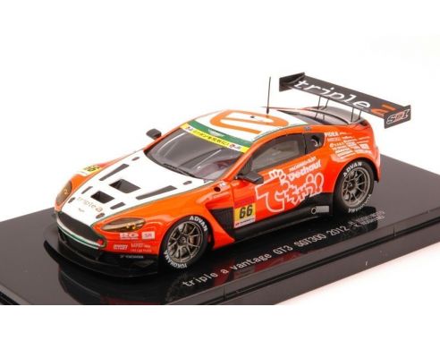 Ebbro EB44752 ASTON MARTIN VANTAGE GT3 N.66 SUPER GT300 2012 YOSHIMOTO-HOSHINO 1:43 Modellino