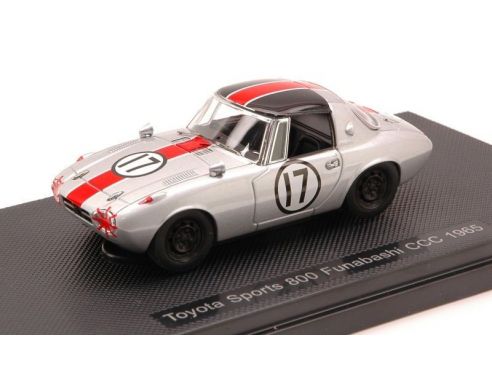 Ebbro EB44787 TOYOTA SPORTS 800 FUNABASHI CCC N.17 1965 1:43 Modellino