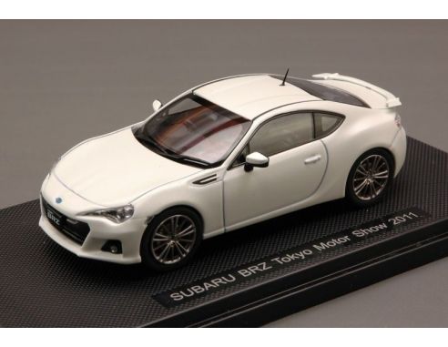 Ebbro EB44903 SUBARU BRZ TOKYO MOTOR SHOW 2011 MATT WHITE 1:43 Modellino