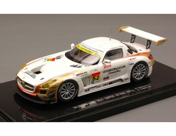 Ebbro EB44938 MERCEDES SLS N.52 5th SGT300 2013 H.TAKEUCHI-T.TSUCHIYA 1:43 Modellino