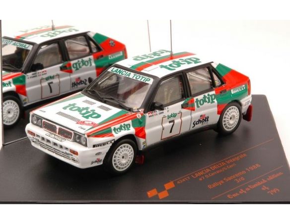 Vitesse VE42417 LANCIA DELTA INTEGRALE N.7 3rd SANREMO 1988 CERRATO-CERRI 1:43 Modellino