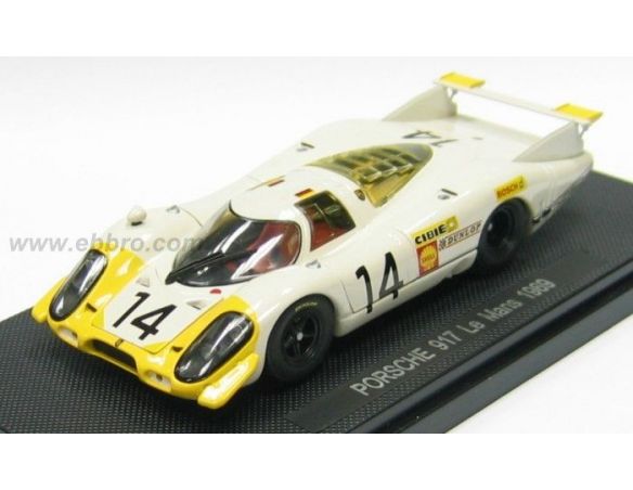 Ebbro EB43750 PORSCHE 917 N.14 26th LE MANS 1969 STOMMELEN-AHRENS 1:43 Modellino
