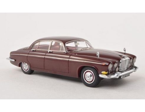 Neo Scale Models NEO43908 JAGUAR 420 G 1967 RED/BROWN 1:43 Modellino