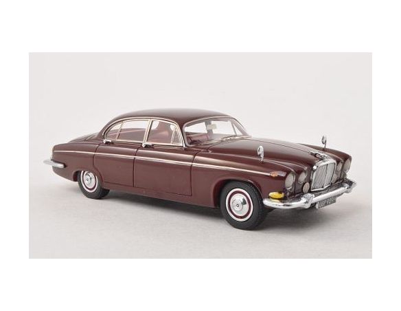 Neo Scale Models NEO43908 JAGUAR 420 G 1967 RED/BROWN 1:43 Modellino