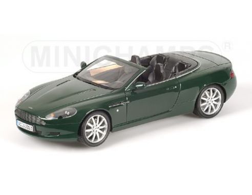 Minichamps PM150137331 ASTON MARTIN DB 9 CABRIO GREEN 1:18 Modellino