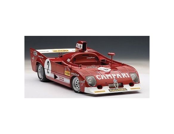 Auto Art / Gateway AA87503 ALFA ROMEO 33 TT 12 N.2 WINNER 1000 KM SPA 1975 PESCAROLO-BELL 1:18 Modellino