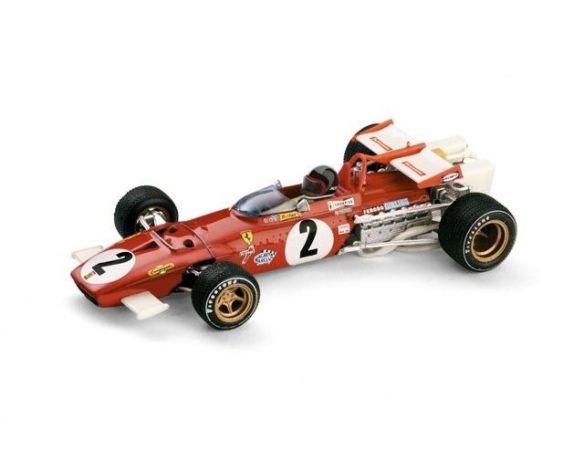 Brumm BM0313CCH FERRARI 312B J.ICKX 1970 N.2 ITALY GP (UPDATE) 1:43 Modellino